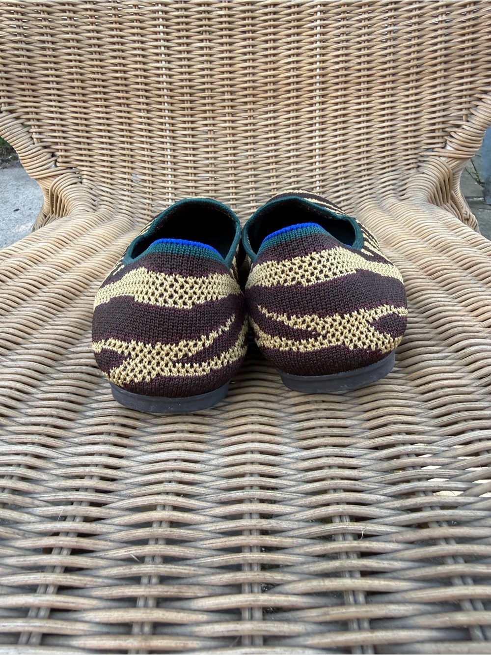 Cute and Comfy Rothy’s Zebra Stripe Flat Size 8.5 but fits like an 8. - Picture 2 of 3